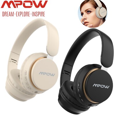Mpow Bluetooth Kopfhörer OverEar Kabellos Kopfhörer HiFi Stereo Wireless Headset