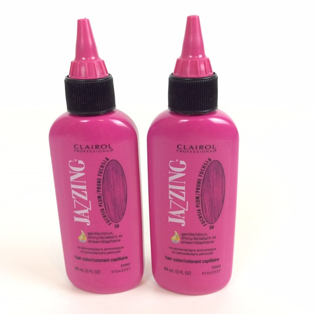 Clairol Jazzing Temporary Hair Color 2Pack 50 Fuchsia Plum 3oz