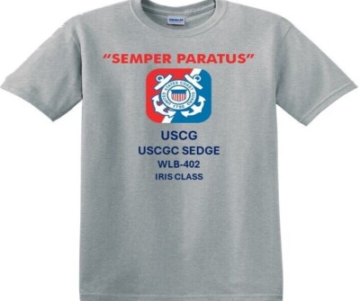 USCGC SEDGE  WLB-402* IRIS CLASS *SHIRTS.USCG OFFICIALLY LICENSED