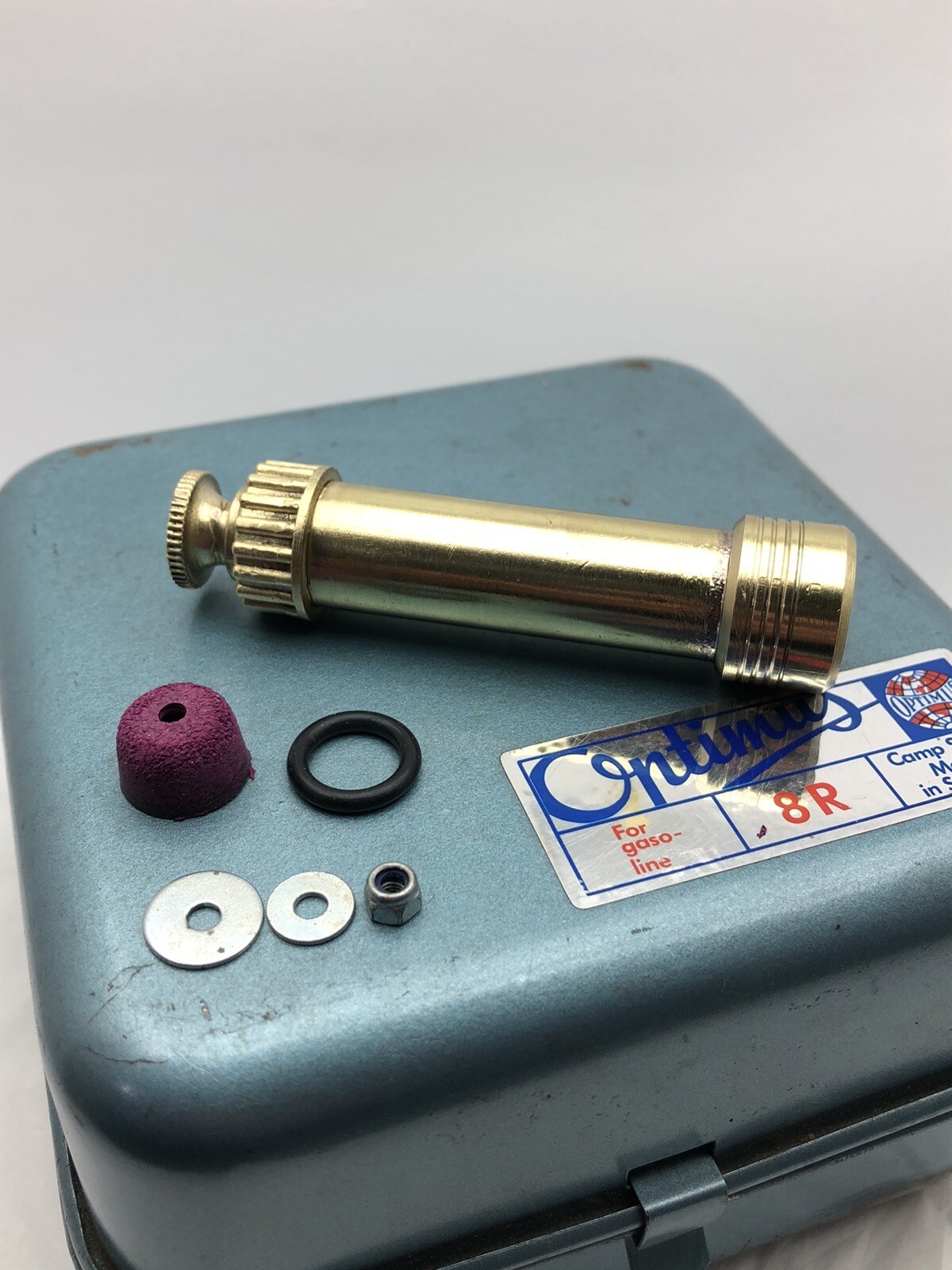 Optimus Stove Brass Mini Pump Short  8R 99 199 111 Svea 123
