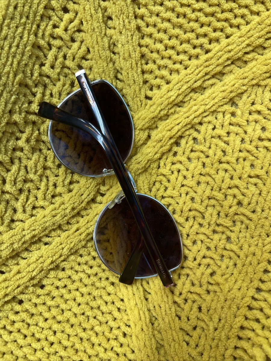 Tiffany & Co TF3068 61423B Gold Brown Gradient Sunglasses  display picture 3