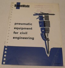 Broomwade Pneumatic Equipment for Civil Engineering Vintage Brochure c1970