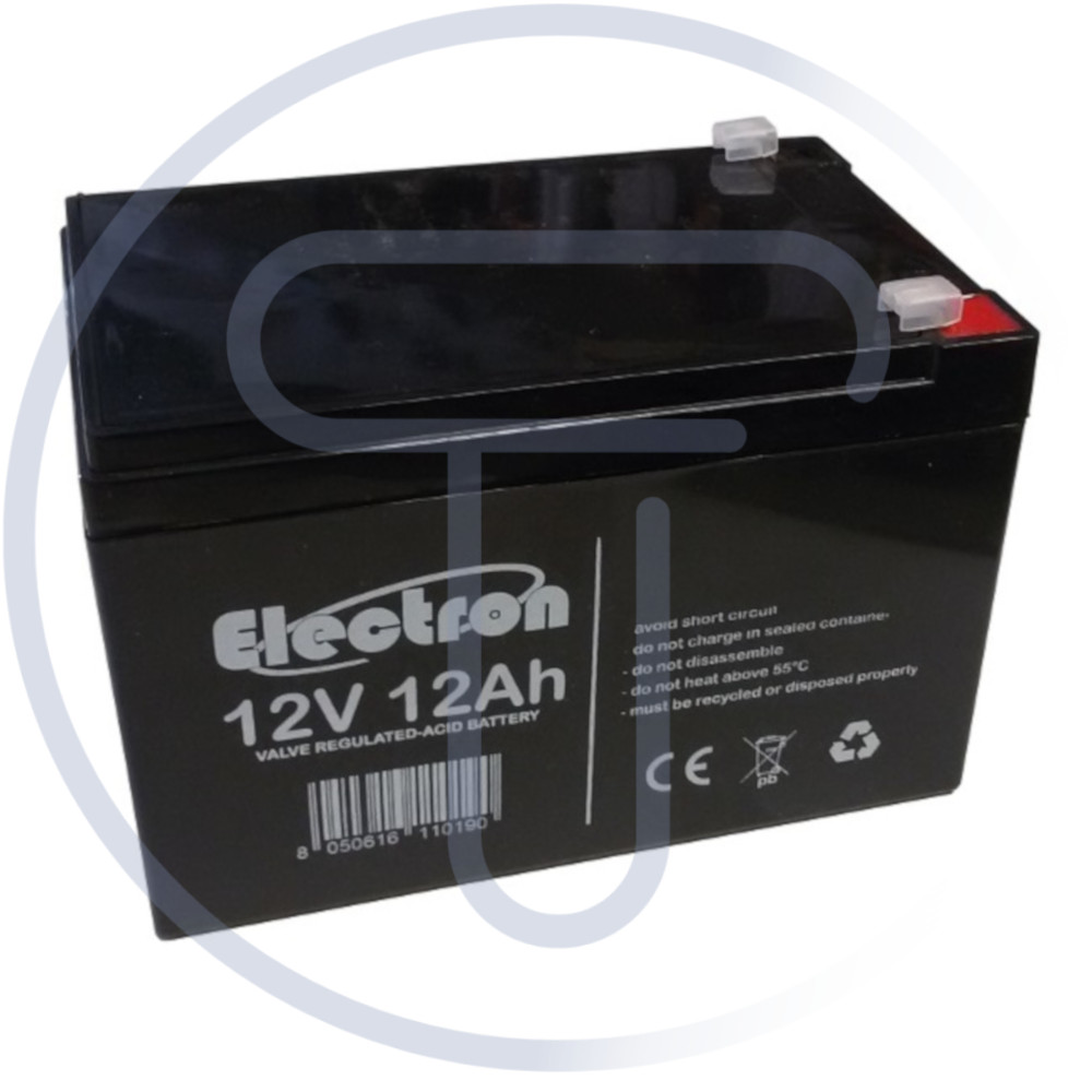 BATTERIA RICARICABILE CICLICA AL PIOMBO 12V 12Ah bici elettriche elettrica