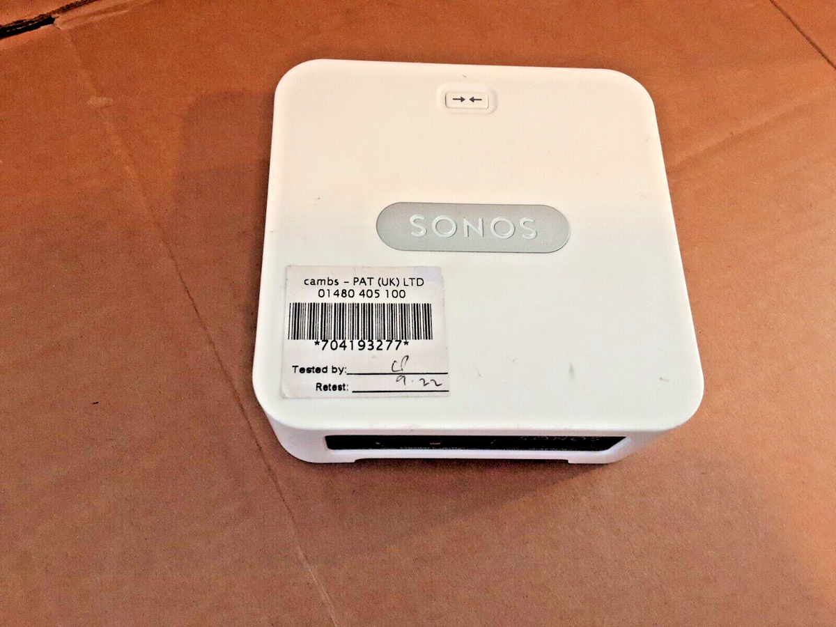 Sonos Bridge Wireless HiFi Multi Room Music System Ethernet (No Power  Supply)
