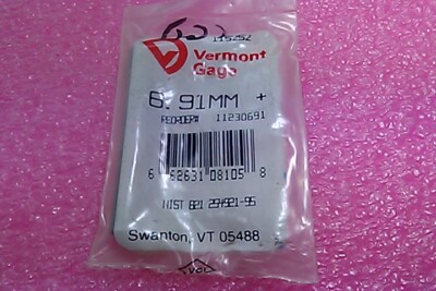 Vermont Gage Steel No-Go Plug Gage - 0.791" Diameter, Class ZZ Tolerance, NIST Traceable - View #2