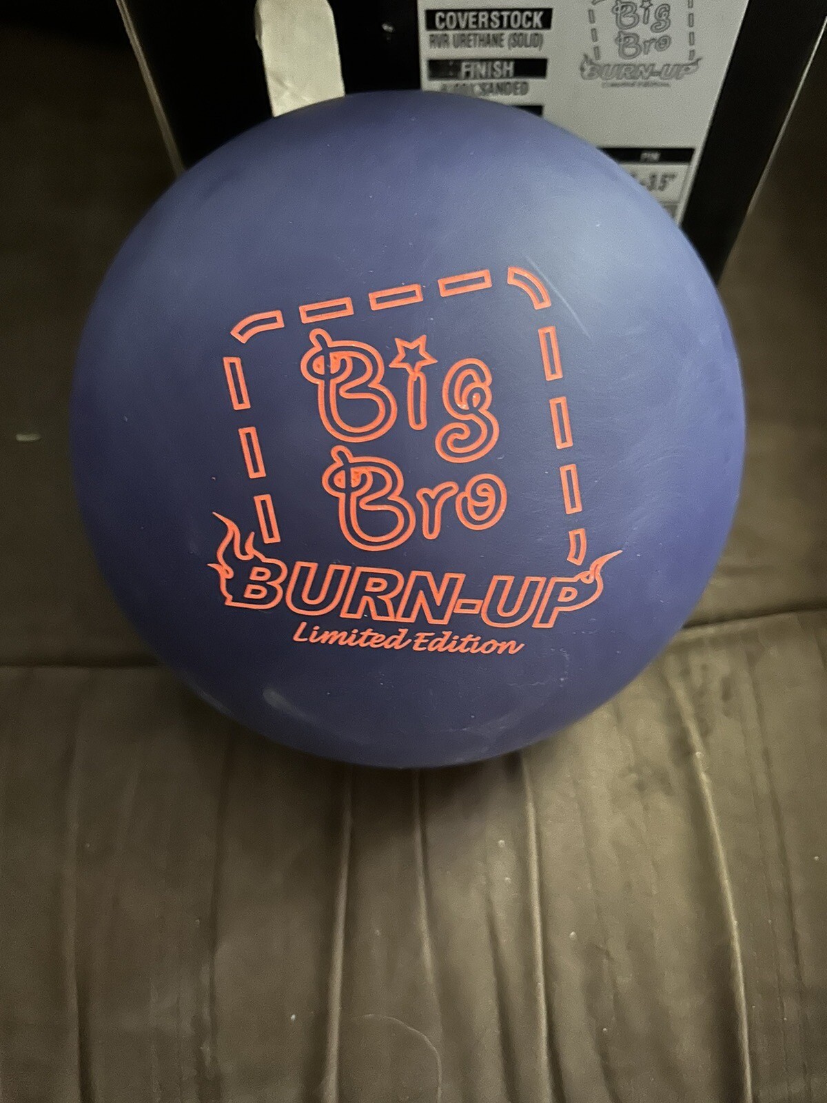 15 NIB 1st Q Swag Big Bro Burn Up LE Urethane Bowling Ball 3”3.5” Pin
