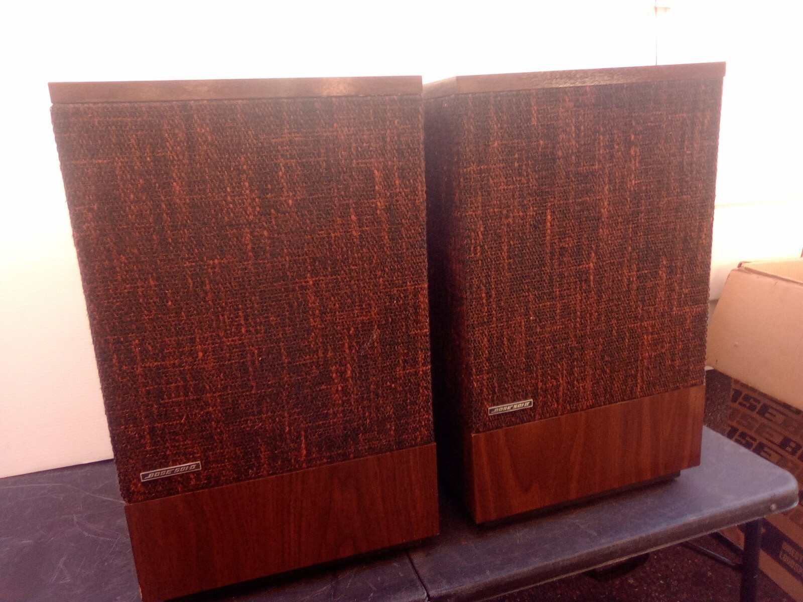 Super Clean Bose 501 Series II Direct/Reflecting Speaker System Towers w/Boxes eBay