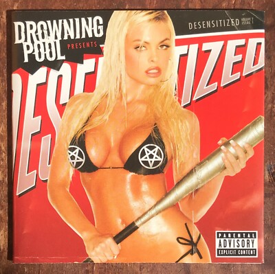 Drowning Pool Desensitized Like New Punk CD PA Jasen Moreno, Jesse Jane On Cover