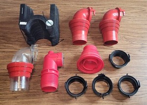 LOT OF RV SEWER HOSE PARTS VALTERRA BRISTOL CARDED – ALL CLEAN