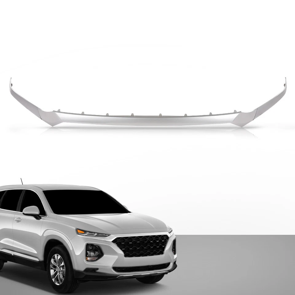 Fit For 19-20 Hyundai Fe Sport Front Grille Molding & Headlight Moldings Santa - Image 2 of 4