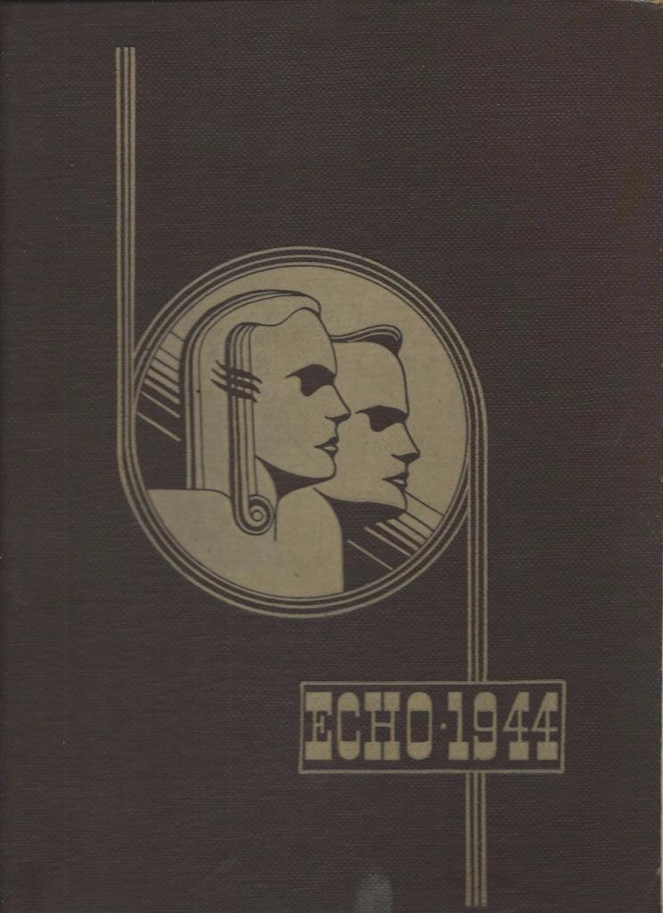 1944 BOUND BROOK HIGH SCHOOL YEARBOOK, THE 1944 ECHO, BOUND BROOK, NEW