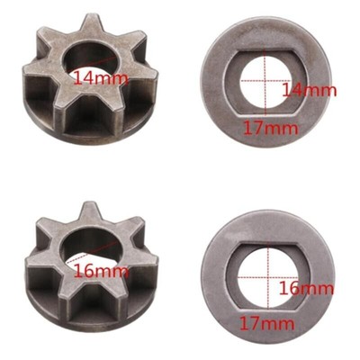 M16 Chainsaw Gear Wheel Gear For Angle Grinder Silver Attachment Parts Steel