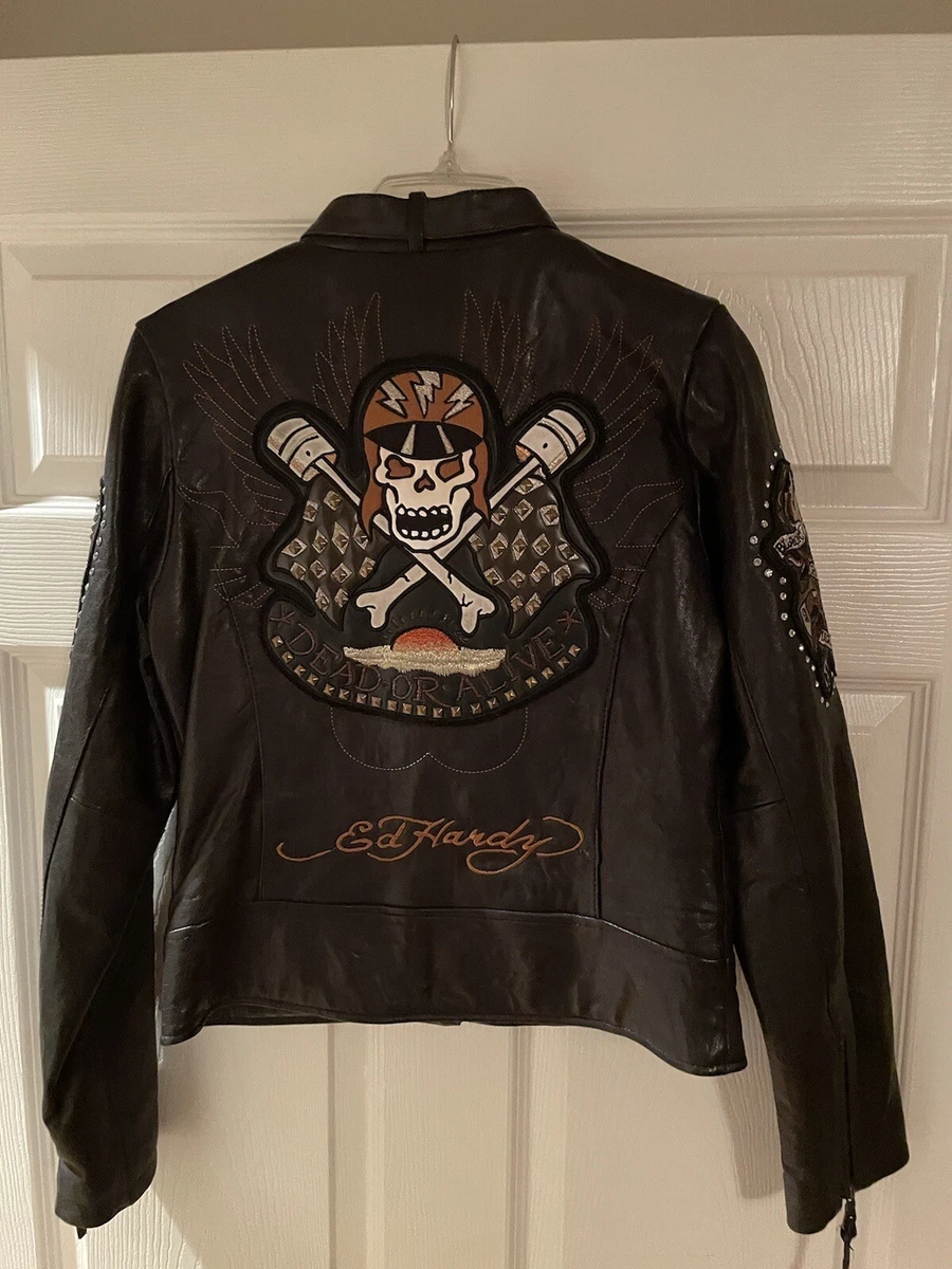 Ed Hardy Leather Jacket products for sale | eBay