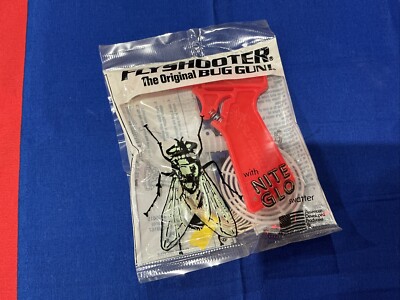 The Original Bug Gun FLY SHOOTER With Night Glow By Martin Paul Red