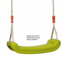 dondolo altalena tavoletta giardino parco giochi bambini scuola infanzia gioco