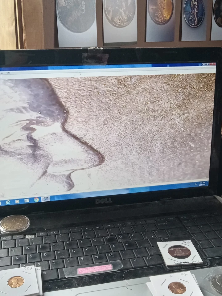 2005 Denver Lincoln Cent Satin Finish And Doubled Die Reverse!! 🔥 🔥 Red!! - Image 3 of 4