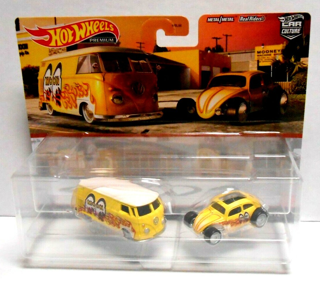 2 Car Pack Hot Wheels Car Culture Moon Eyes Volkswagen T1 PANEL