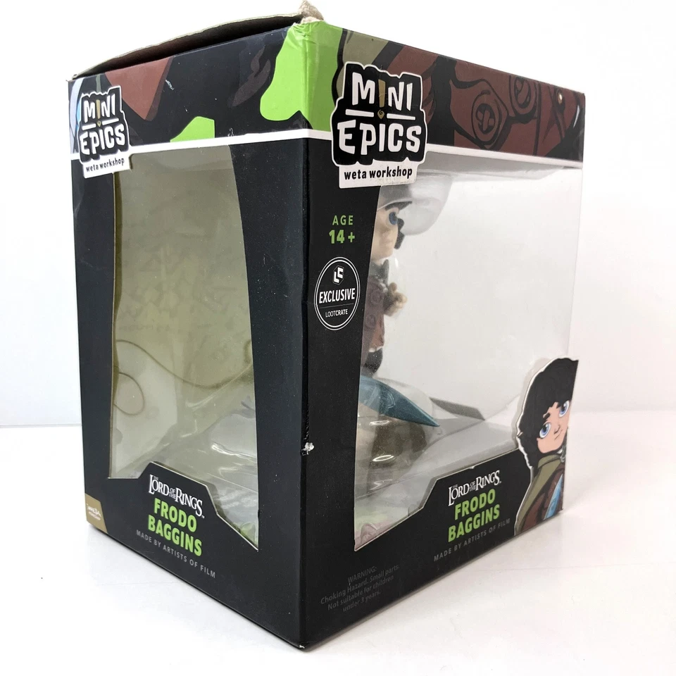 Weta Workshop (2018) Mini Epics The Lord of the Rings Frodo Baggins Lootcrate EX - Image 2 of 4