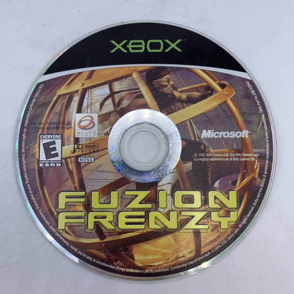 Fuzion Frenzy (Microsoft Xbox, 2004) No Manual - Image 2 of 4