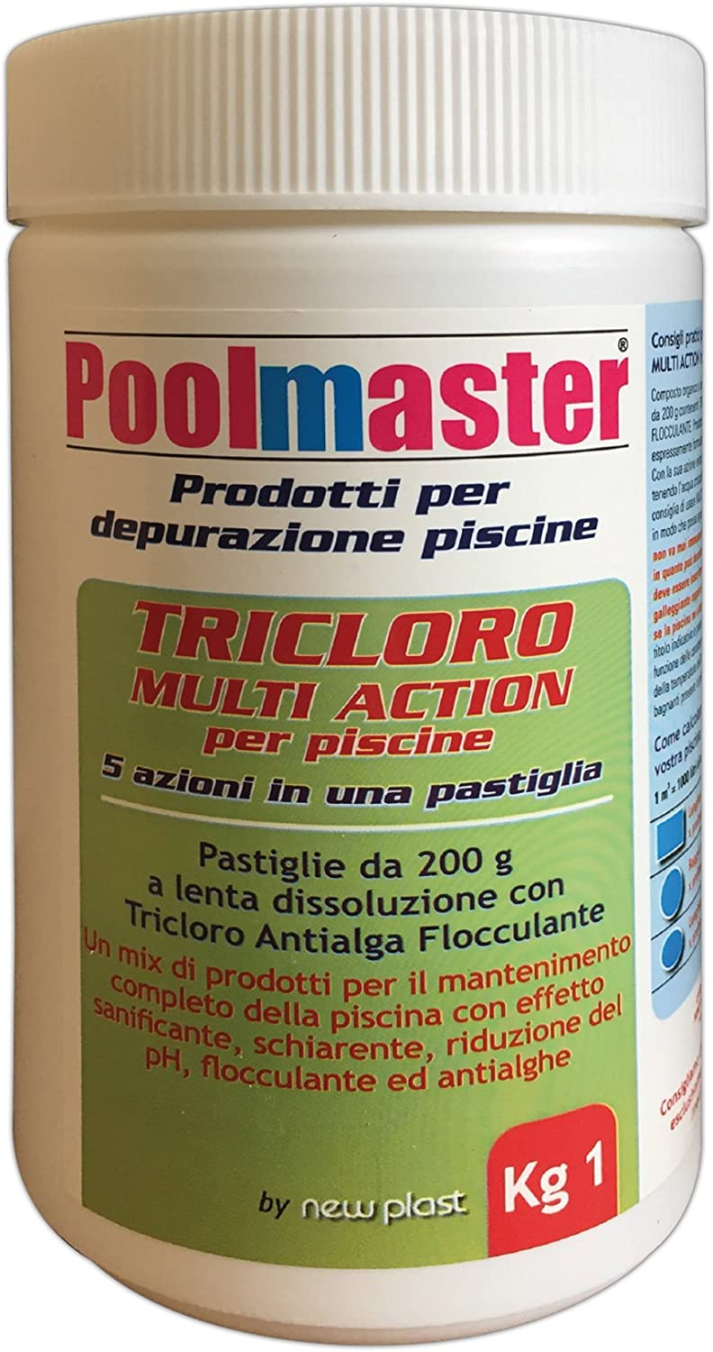 TRICLORO MULTI ACTION 5 IN 1  KG 1 PASTIGLIA 200 GR