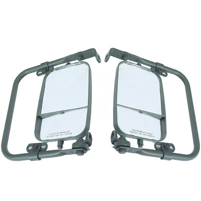 HUMVEE Hummer m998 Spiegel Set komplett Paar mit Halterungen neu grün