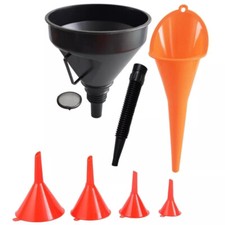 6 Pcs Gasoline Oil Funnel for Car Funnels Pla...