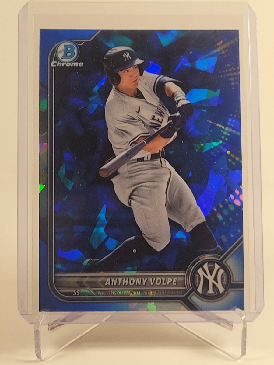 2022 Bowman Chrome Draft Sapphire - Anthony Volpe #BDC-68 Yankees