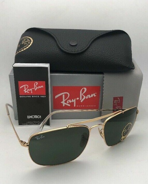 Ray-Ban Colonel Sunglasses - Gold/Green 