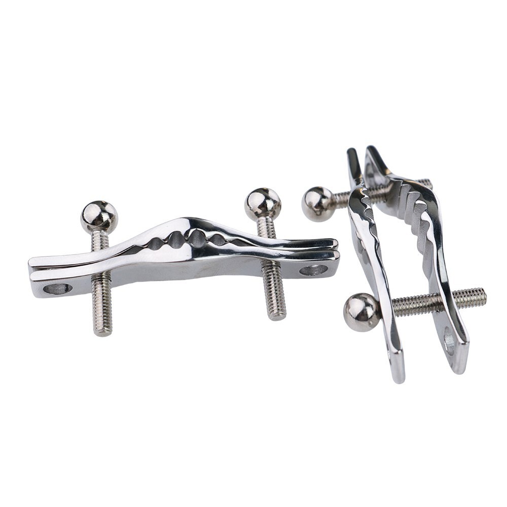 Nipple Clip Cover Chest Bondage clamps Female Bra Breast Binder Wearable Metal