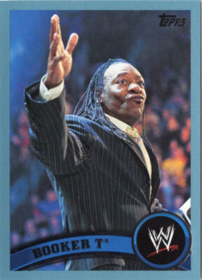 2011 Topps WWE Blue #22 Booker #'d 1670/2011