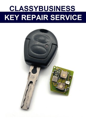 SKODA FABIA OCTAVIA SUPERB FELICIA 2 button remote key fob repair fix service