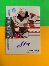 2019-20 UPPER DECK SP AUTHENTIC NIKITA GUSEV FUTURE WATCH AUTOGRAPHED 551/999
