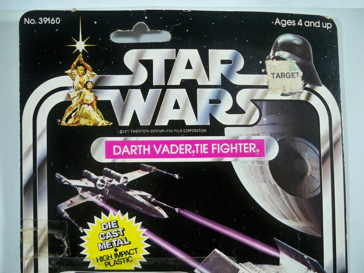 K24i64741 DARTH VADER TIE FIGHTER DIECAST MOC MINT SEALED CARD