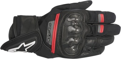 Rage Drystar Street Riding Gloves Black/Red Small Alpinestars 3526817-13-S