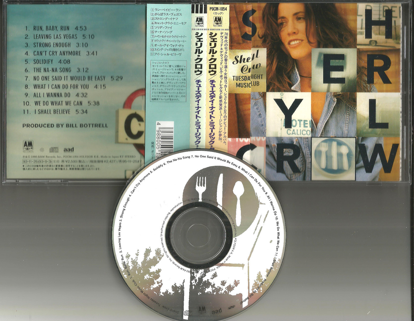 SHERYL CROW Tuesday Night LIMITED JAPAN PRESSING w/ OBI CD USA Seller POCM1054