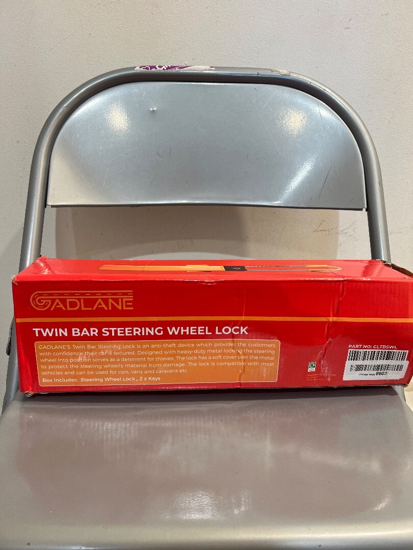 BNIB GADLANE twin bar steering wheel lock CG T14 eBay