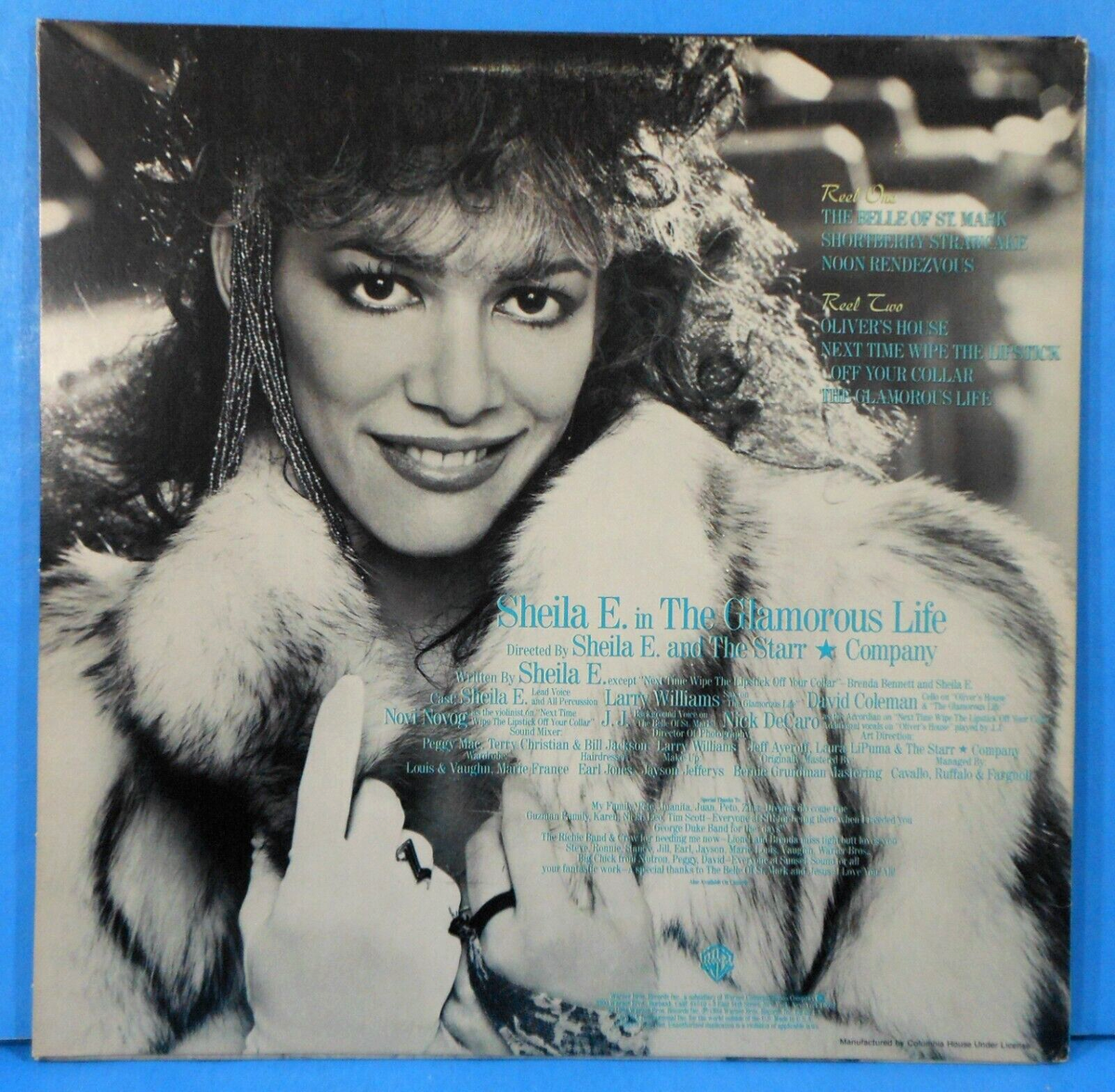 SHEILA E. IN THE GLAMOROUS LIFE LP 1984 ORIGINAL GREAT CONDITION