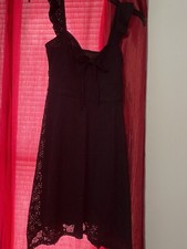 “Little Black Dress” No Boundaries  XXS (00) Junior Lacey Layer Mini Dress NWT