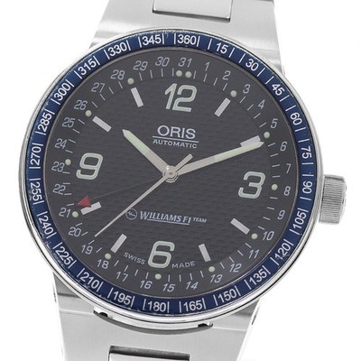 ORIS Williams F1 Team 7585 Pointer date black Dial Automatic Men's Watch_957548