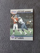 1990 Pro Set Football Super Bowl Supermen # 79 Harvey Martin Cowboys