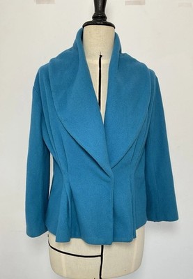 DSQUARED2 women s Knit Blazer Jacket In Turquoise Blue M.i,Italy Size.S G.CON