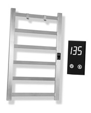 Electric Towel Warmer  Super Thin  with Timer  Temperature 6-Bar Brushed