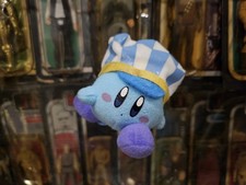 Vintage Nintendo Ice Kirby Dream Land Pull Amd Shake Plush HAL Japan