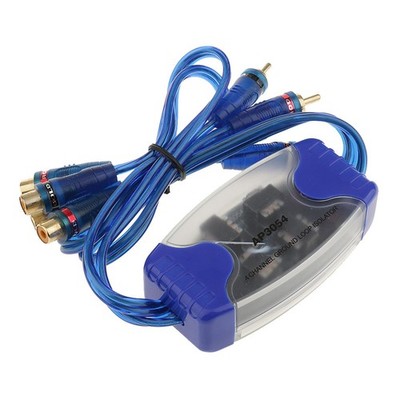 4-Kanal Ground Loop Isolator AP3054 Audio Stereo Curciut Noise Filter 4RCA