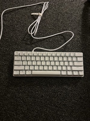 Razer Huntsman Mini Mercury White RGB 60% Red Linear Optical Gaming Keyboard