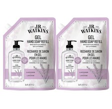 J.R. Watkins Gel Hand Soap Refill, 34 Fl Oz (Pack of 2), Lavender 0.61 per fl oz
