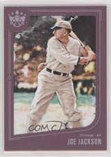 2019 Panini Diamond Kings Plum Framed Joe Jackson #25 sh7