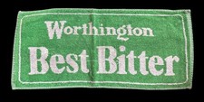 Worthington Best Bitter Bar Towel – Vintage Pub Memorabilia