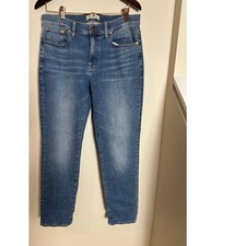 Madewell The Perfect Vintage Jean Straight Leg Ainsworth Wash Blue Size 28