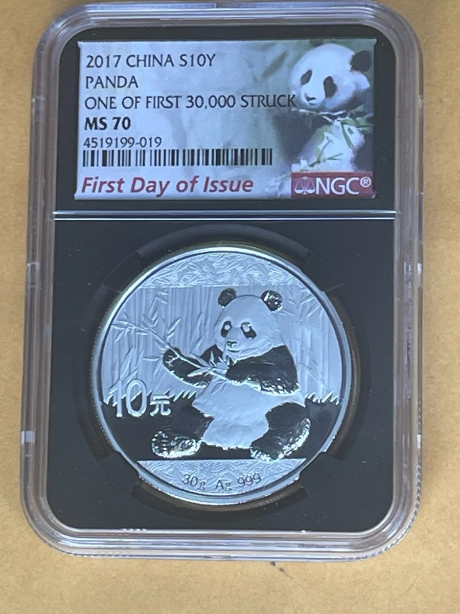 Chinese Panda MS 70 Graded 2017 Silver Bullion Coins for sale | eBay